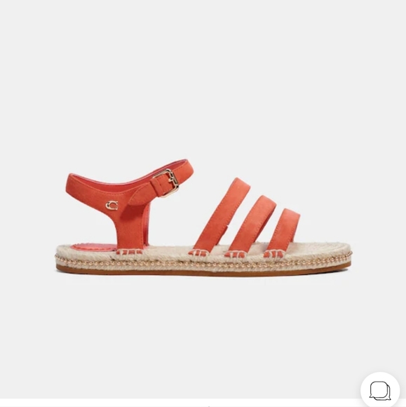 Coach Carissa Espadrille Sandals- $155 sz 6.5 - Picture 1 of 2